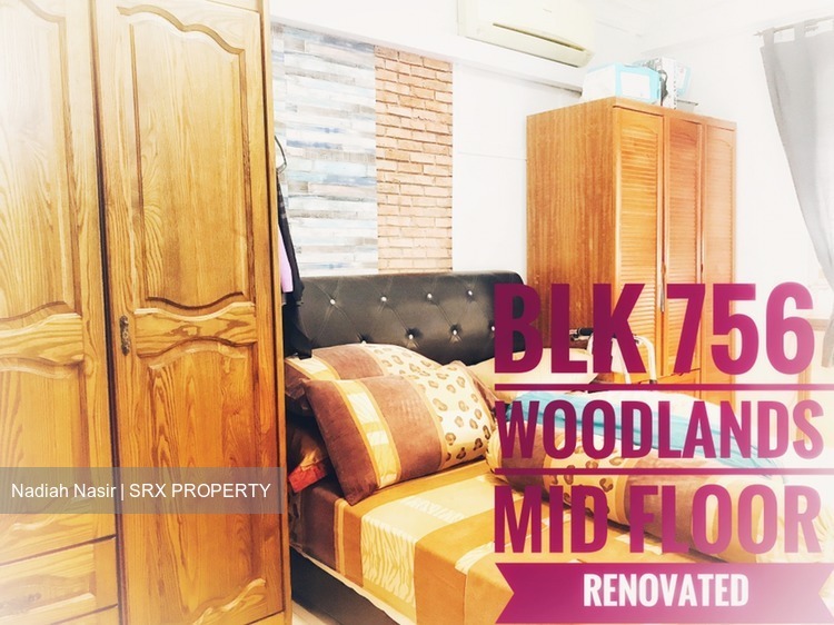 Blk 756 Woodlands Avenue 4 (Woodlands), HDB 4 Rooms #193929542